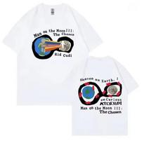 Rapper Kid Cudi Album Unisex On The Moon Iii The Chosen Graphic T Shirts Unisex Fashion Hip Hop Tshirt Casual Comfort Loose Tees S