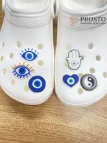 6 Pack Cute Clog Shoe Decorative Shoe Clips for Sandals One Size mėlyna