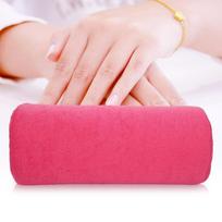 Memory Foam Hand Rest Cushion Detachable Manicure Arm Rest Nail Art Hand Pillow  For Personal Use rožinė raudona spalva