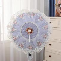 Round Standing Fan Covers Lace Pattern Protective Case Fan Sleeve Electric Fan Cover  Home Decor