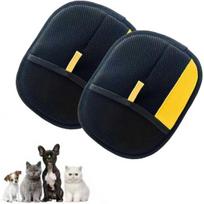 Plastic Pet Grooming Deshedding Glove Hair Removal and Cleaning for Cat Beds Sofas and Clothes Mat (Black,24*18*1cm) juoda