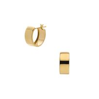Vendome Aoyama K18YG Yellow Gold Hoop Earrings AGVA1608 YG [Official]