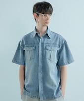 Log Store Dart Denim Shirt Light Blue/Free