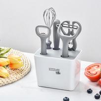 Yibai Mocha 6-Piece Kitchen Utensil Set