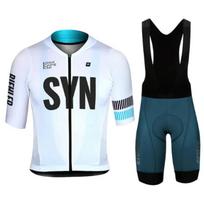 Mens Cycling Jersey Bib Shorts Set Milk Silk Fabric Color Block Design 9D Gel Pad Road Bike Apparel XS