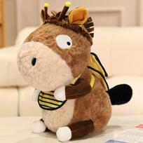 Little Donkey Plush Toy Cute Cute Rag Doll Bee Donkey Doll Birthday Gift Doll 23 cm
