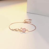 Original Cherry Blossom Mount Fuji Couple Bracelet Bracelet for Boy and Girlfriend Birthday Gift Jewelry