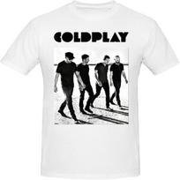 Men's Coldplays Patterned Casual and Fashionable Pure Cotton T-Shirt 5149 S balta