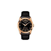 TISSOT Kutu Collection Automatinis Mechaninis Judėjimas Vyriški Laikrodžiai Laikrodis 39mm Juodas Ciferblatas Nerūdijančio Plieno Dėklas T035.407.36.051.01 Rose Gold Watch Case