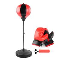 Kids Freestanding Boxing Set Portable Adjustable Punching Bag with Boxing Gloves & Fillable Base for Homes, Gym & Office small