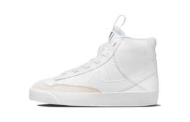Nike Blazer 77 SE D Mid top Skateboard Shoes White Children Aged 3 7 Years Old DH8641-102 28