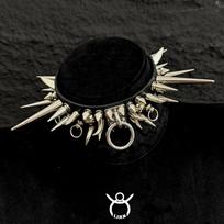 New Necklace Rivets Punk Cool Choker Spike Metal Y2K Leather Gothic Unisex Neck Accessaries For Women Men Jewelry Gift