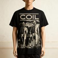 Vtg COIL Band Music Lover Heavy Cotton Black All Size Unisex Shirt Arg_S008 COIL Unisex T-Shirt XL