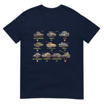 Top Ten Best Ww2 Tanks M4 Sherunisex Panzer Iv Tiger Ii T34 Tshirt S