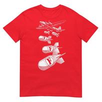 FBomb Vintage Bomber Plane Dropping Rude Profanity Bombs TShirt S