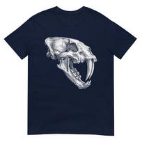 Smilodon Skull Saber Toothed Cat Ice Age Fossil Tshirt S
