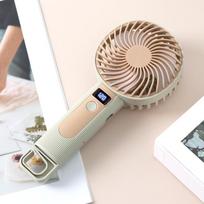 Portable USB-powered Digital Small Fan, Dual-purpose Handheld and Portable Electric Fan with 120-speed Settings and Extended Battery Life