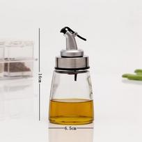 Oeny High Borosilicate Glass Oil Dispenser with Bent Spout
