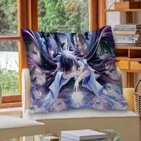 Genshin Impact Columbina Cushion Cover Inches Farmhouse Decor Home Throw Pillow Covers For Couch Decorations 30x30cm