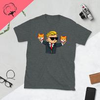Shiba Inu Diamond Hands T Shirt Casual Funny Shiba Inu To The Moon Graphic Shirts Pet Lover Tee Camisa Cotton Crewneck Clothes S