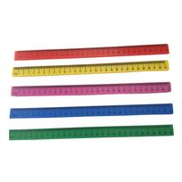 5Pcs Educational Appliances Tools Whiteboard Blackboard Measuring Magnetic Ruler 1