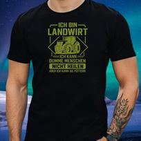 T-Shirt Herren Landwirt Bauer Spruch Motiv Baumwolle Größe S bis 5XL XL