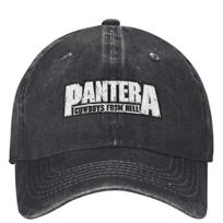 Pantera Cowboys From Hell Rock Band Outfit Men Women Baseball Cap Distressed Washed Caps Hat Retro Outdoor Summer Snapback Cap One Size