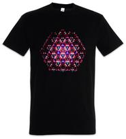 Kaleidoscope V T-Shirt Crystal Optical Reflection Reflector Mirror XL