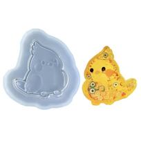 Resin Shaker Mold,Parrot Silicone Quicksand Mould Resin Pendant Charms Mold 1