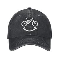 Ebike Happy Face Smiling E Bike  Humor Baseball Cap Unisex Hats Women Visor Protection Snapback Cotton Tops Gorras Adjustable