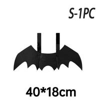 Halloween Bat Wings Pet Costume with Bell Chest Back Strap for Dog Cat Cosplay Clothes Party Holiday Dress Up Decoration Use