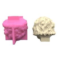 3D Lion Heads Mold Resin Epoxy Crafts DIY Ornament Jewelry Candles Making Tool 1