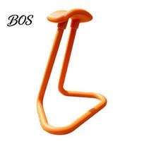 Earphone Storage Stand 3D Printed Headphone Stand, Simple Headset Holder with Triangular Stable Gaming Base, Universal Rack for Desktopsand oranžinė