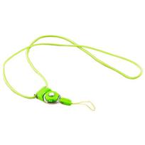 Finger Holder Ring Detachable Neck Strap Neck Hanging Strap Mobile Phone Straps Phone Lanyard žalia