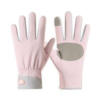 Touch Screen Winter Skiing Gloves Warm Snowboard Gloves Fashion Cycling Gloves  for Men Women rožinė