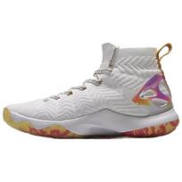 Li Ning CF Tracing The Heart Of Supo Non slip Lightweight High top Vintage Basketball Shoes Mens White ABAN035-6 43 balta