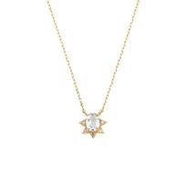K10YG White Topaz Necklace AJVN165240TH [Vendome Aoyama] [Official]
