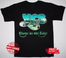 YES CLOSE TO THE EDGE 72 Black Men T-shirt S-3XL Q2356 S