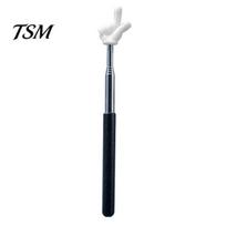 Durable Whiteboard Pointer Finger Stick Professional Telescopic Teachers Non-deforming Long-lasting Handheld for Classroom High-quality Retractable juoda
