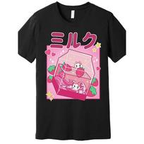 European sizes Strawberry Milk Anime Graphic T- Shirt Cute Japanese Design, Black Cotton Short Sleeve Tee for Man & Men S juoda