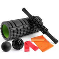 Rondofy Foam Roller Myofascial Release Stretching Stick Yoga Pole Trigger Point Massage Ball Myofascial Roller Set Fitness Training Equipment Stress juoda