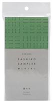 DARUMA Sashiko Single Building Finished Size 34 x 34 Dishcloth, Stitch, White, No. 1160, Blocks, Approx. cm, 01-8430 balta