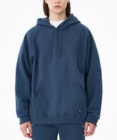 Moz Moz Tone-Down Raglan Oversized Fleece Hoodie Blue 1