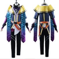 Heartsteel Aphelios Cosplay Fantasy Perukai Kaukė Pirštinės Kostiumai Anime žaidimai LoL Kostiumas Užmaskuoti Suaugusiesiems Vyrams Vaidmenų apranga Helovinas XS smėlis