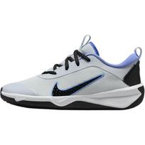 Nike Omni Multi-Court GS Football Grey Royal Pulse Kids Sneakers Black Astronomy-Blue DM9027-009 gray