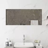 LED vonios veidrodis Skaidrus 90 x 40 cm grūdintas stiklas
