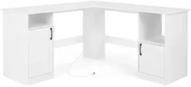 Promotion L formos kampo stalas 150cm su įkrovimo stotele