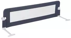 Costway Sulankstoma lovos apsauga 60" su saugos diržu, pilka