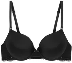 Juoda push-up liemenėlė Triumph