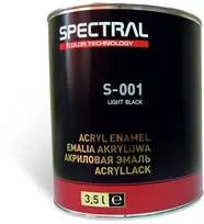 SPECTRAL Dažai S-001 Light Juodas 3.5 l